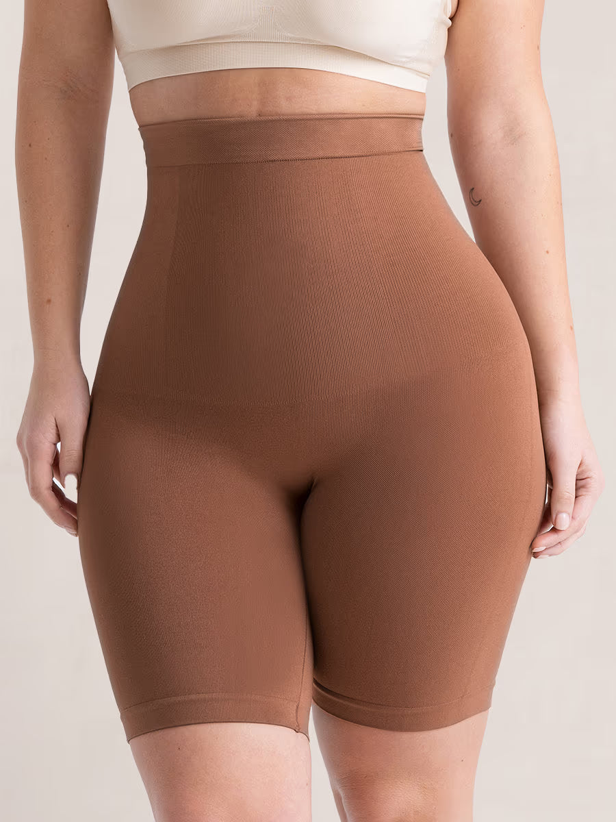 High-Waisted Tummy Control Shaper Shorts