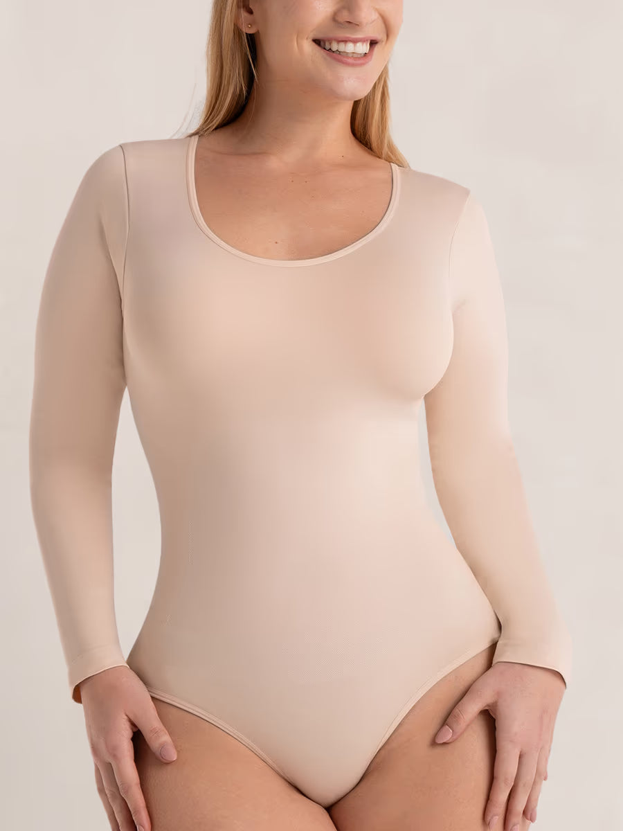 Long Sleeve Shapewear Bodysuit