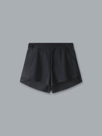 FLY RUN Recycled Short Black
