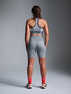 CHISEL MELANGE 8" Bike Short Grey Marl