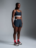 FLY RUN Recycled Short Marine