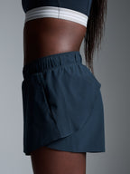 FLY RUN Recycled Short Marine