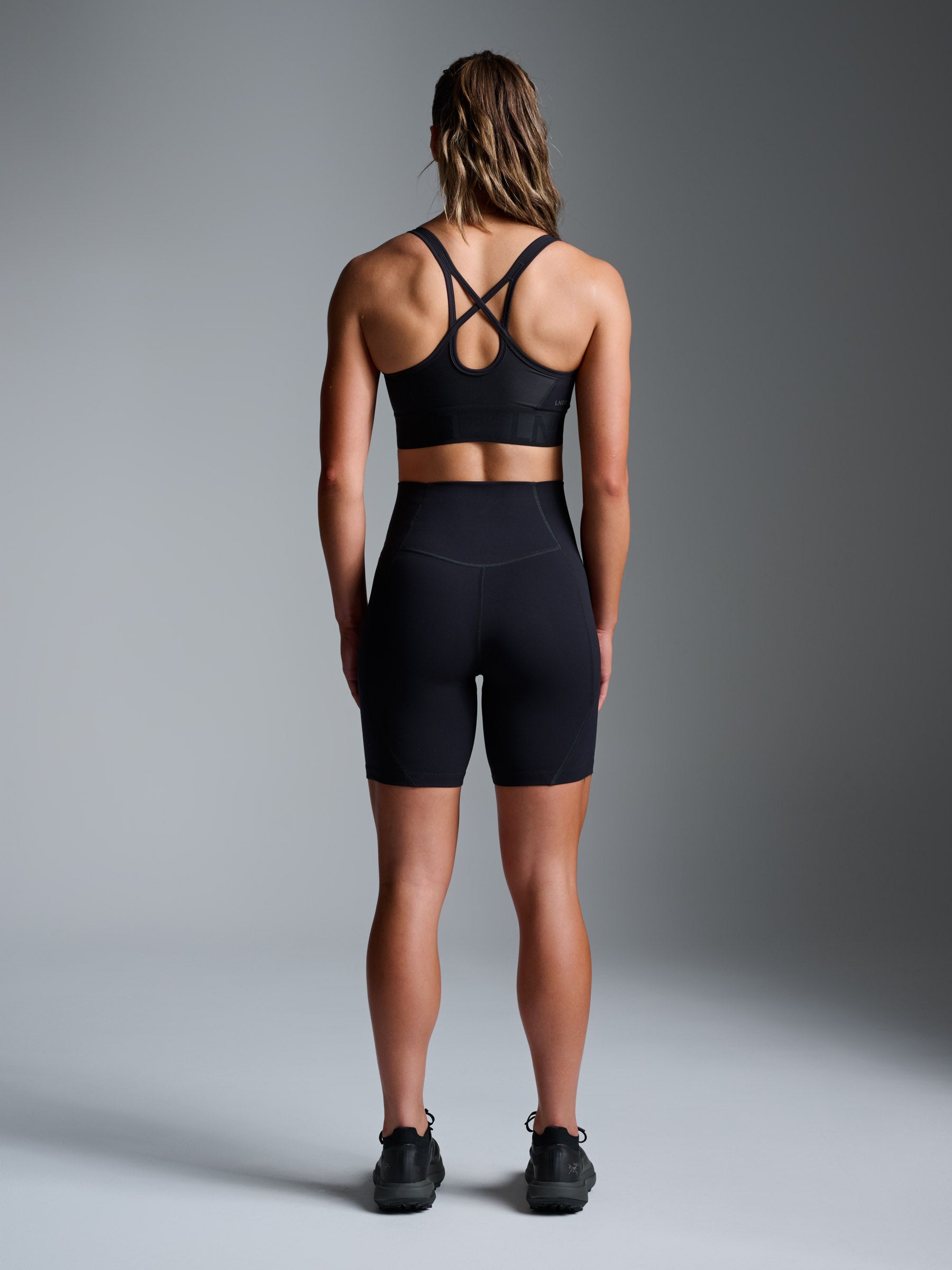 LIMITLESS 7.5 Super High Rise Bike Short Black