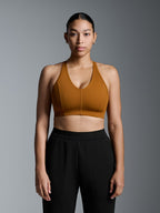 FEMME FATALE Sports Bra Cognac