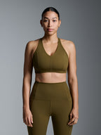 FEMME FATALE Sports Bra Light Olive
