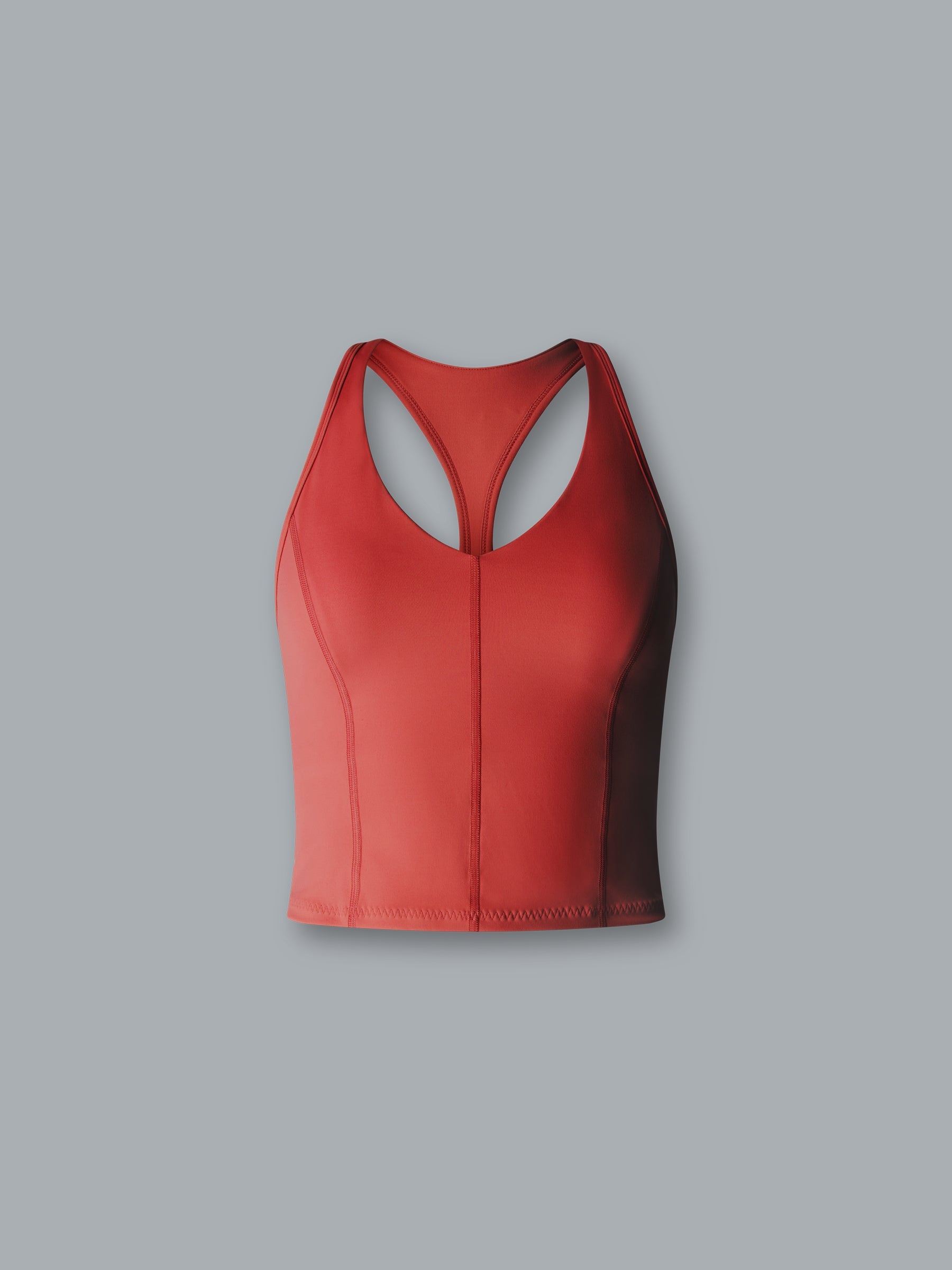 FEMME FATALE Longline Bra Retro Red