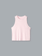 POWER CROP Tank Electric Peach