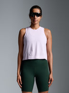 HERE TODAY Cropped Tank Lilac