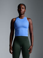 POWER CROP Tank Vibrant Blue