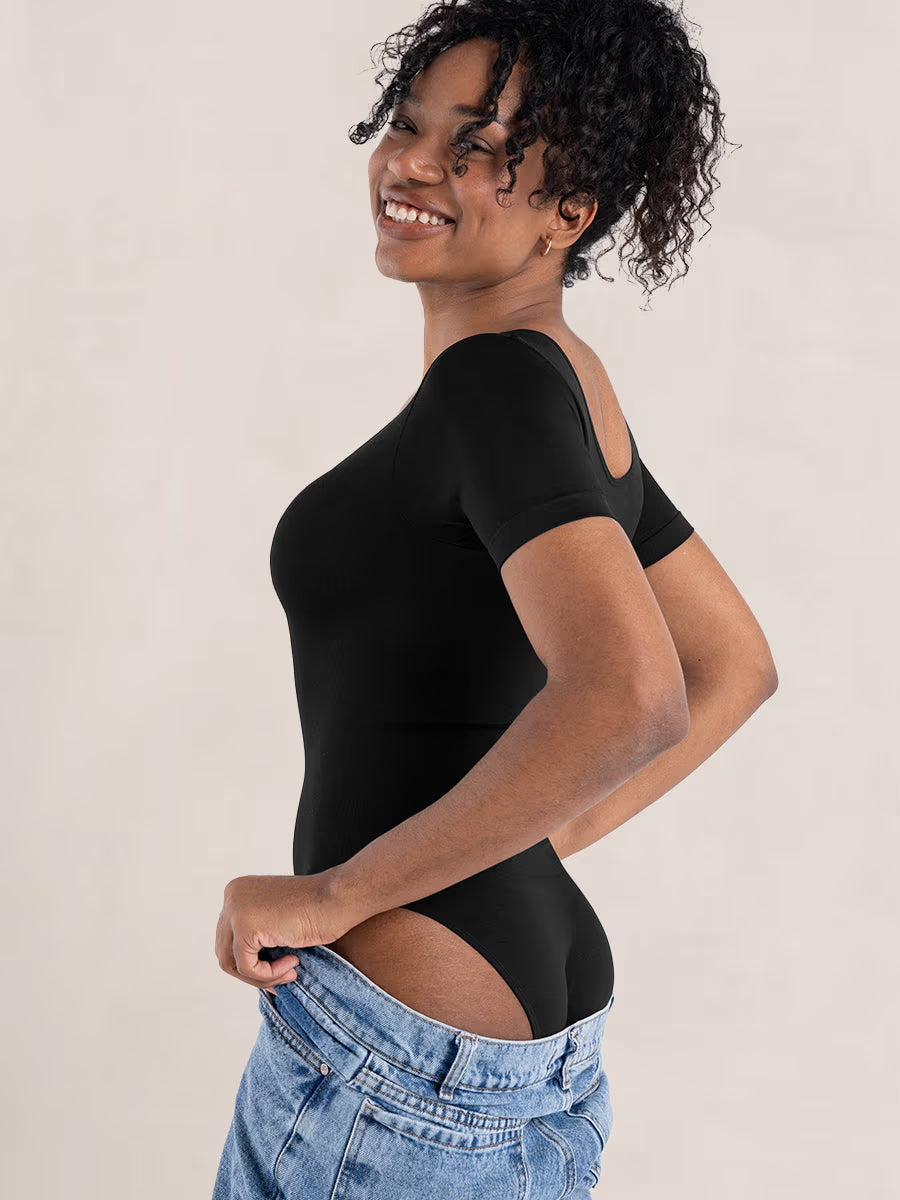 Short Sleeve Shapewear Bodysuit